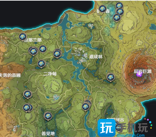 原神劫波莲位置地点及路线一览图2