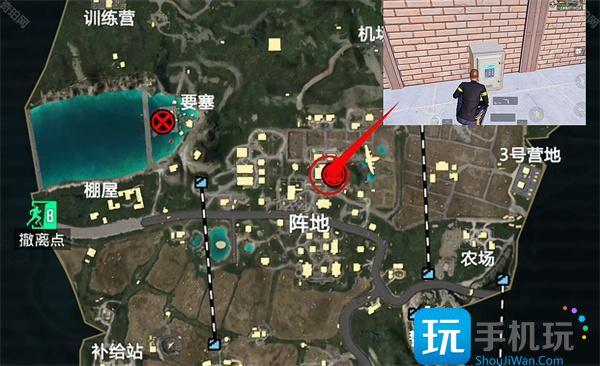 和平精英地铁逃生密码箱在哪