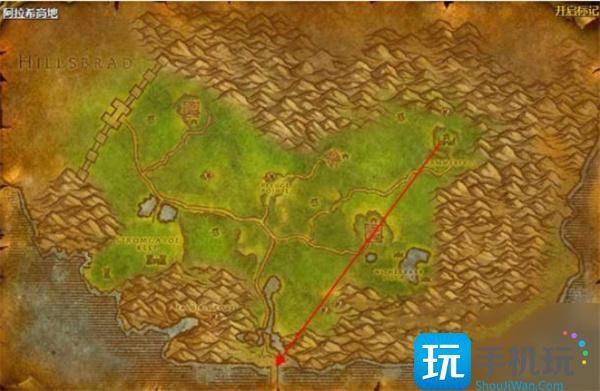 魔兽世界荒芜之地位置一览图3