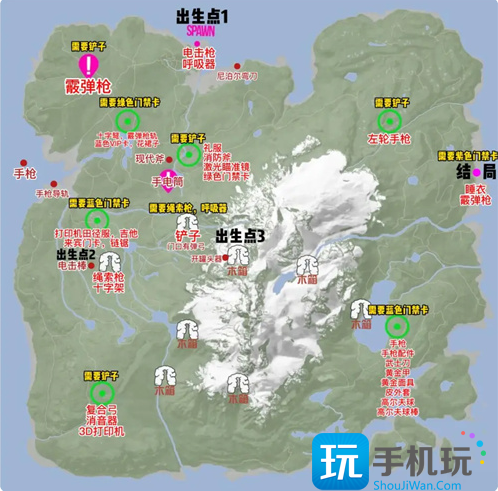 森林之子地图大全最新一览