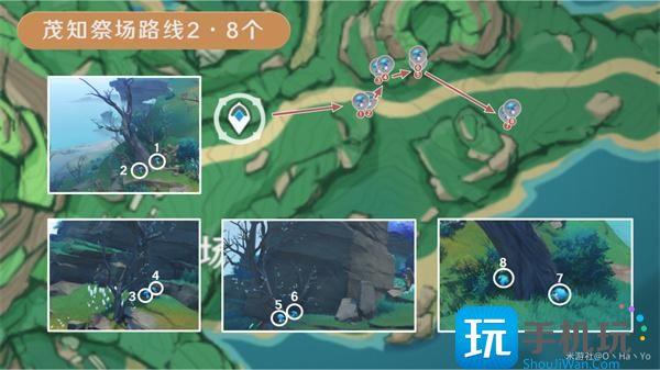 原神幽灯蕈位置采集路线图大全图4