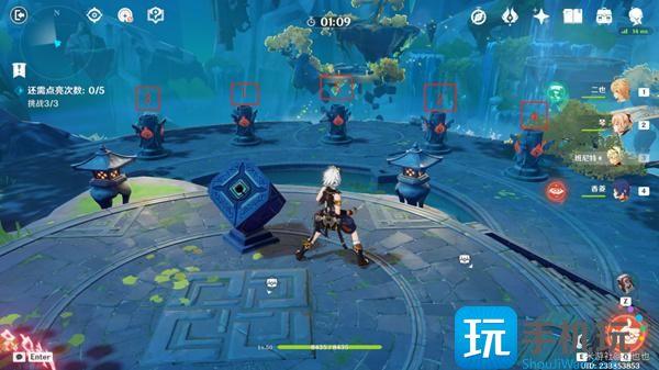 原神留云借风真君六个火柱激活顺序攻略图4
