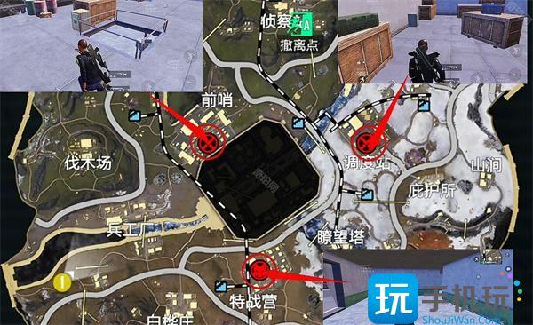 和平精英地铁逃生密码箱在哪