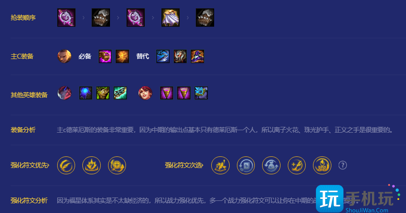 金铲铲之战福星德莱厄斯怎么玩