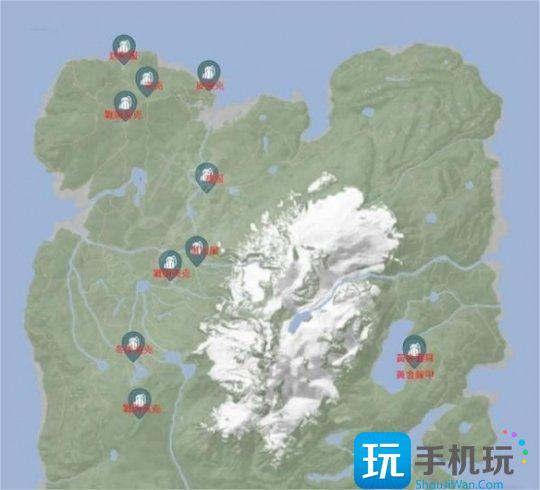 森林之子地图全收集大致点位图5