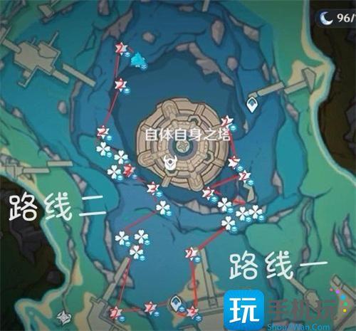 原神初露之源采集路线图2