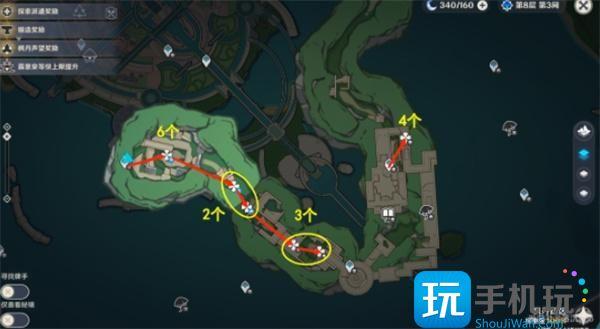 原神苍晶螺位置采集路线图一览图6 原神苍晶螺位置采集路线图一览图6
