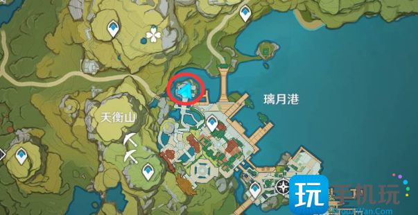 璃月港的北部图一