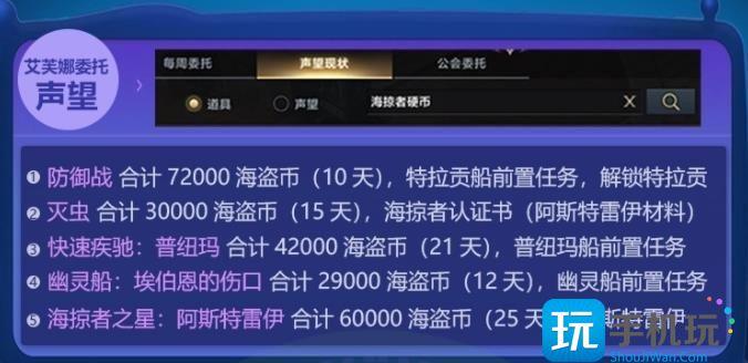 命运方舟海掠者硬币怎么获取