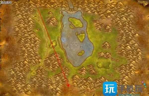 魔兽世界荒芜之地位置一览图2