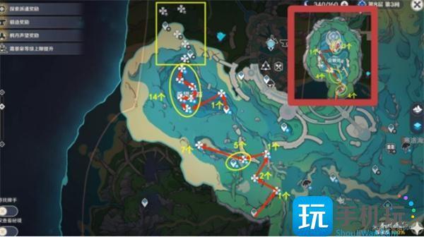 原神苍晶螺位置采集路线图一览图5 原神苍晶螺位置采集路线图一览图5