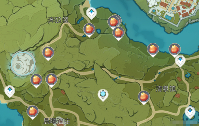 原神日落果在哪里采集