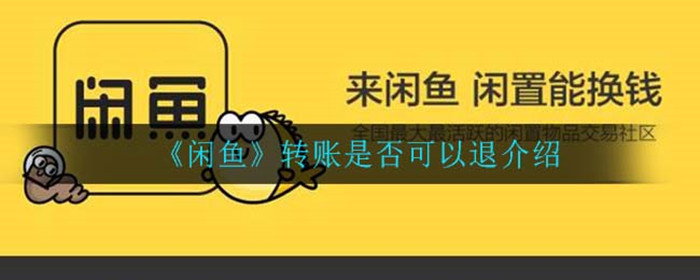 闲鱼转账是否可以退