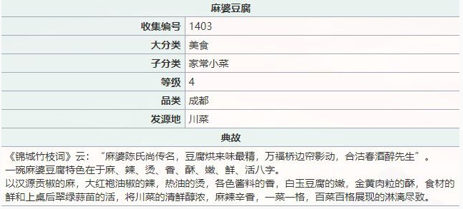 江湖悠悠麻婆豆腐怎么做 江湖悠悠麻婆豆腐怎么做