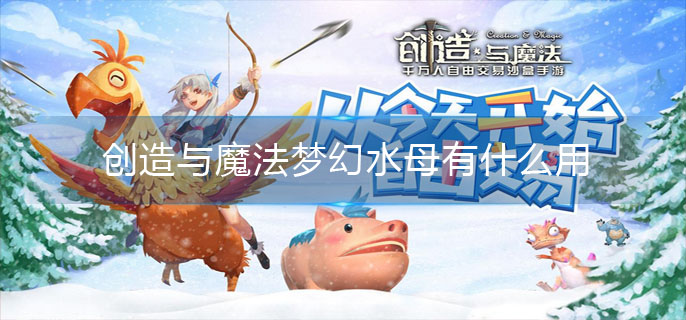 创造与魔法梦幻水母有什么用