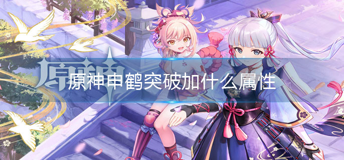 原神申鹤突破加什么属性