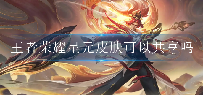 王者荣耀星元皮肤可以共享吗