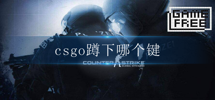 csgo蹲下哪个键