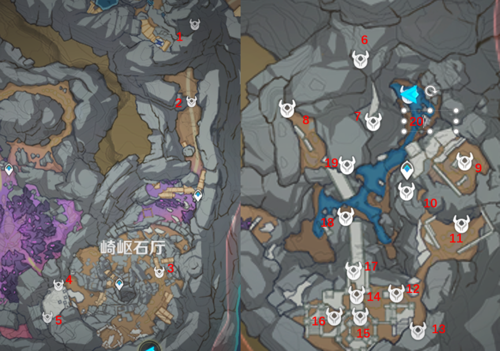 原神崎岖石厅宝箱位置_游戏攻略_第2张_ab游戏 原神崎岖石厅宝箱位置_http://www.abetid.com_游戏攻略_第2张