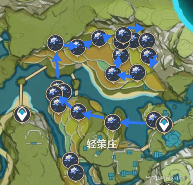 原神2.6琉璃百合采集路线 原神2.6琉璃百合采集路线