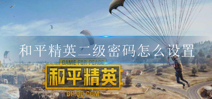 和平精英二级密码怎么设置