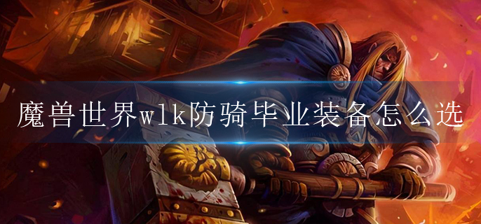 魔兽世界wlk防骑毕业装备怎么选