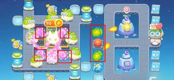 保卫萝卜4太空穿越37关攻略怎么过-太空穿越37关攻略图解法 保卫萝卜4太空穿越37关攻略怎么过-太空穿越37关攻略图解法