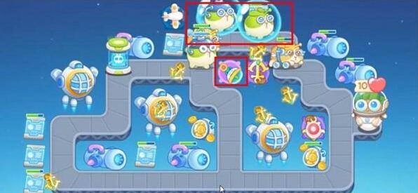 保卫萝卜4太空穿越第36关怎么过-太空穿越第36关金萝卜