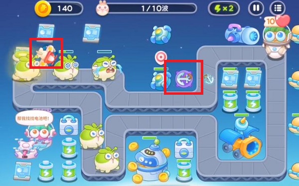 保卫萝卜4太空穿越第50关怎么过-太空穿越第50关攻略图解法 保卫萝卜4太空穿越第50关怎么过-太空穿越第50关攻略图解法