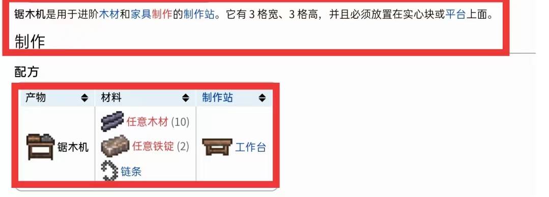 泰拉瑞亚锯木机制作攻略