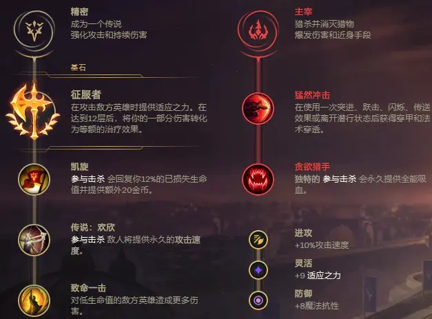 英雄联盟皎月符文天赋加点推荐