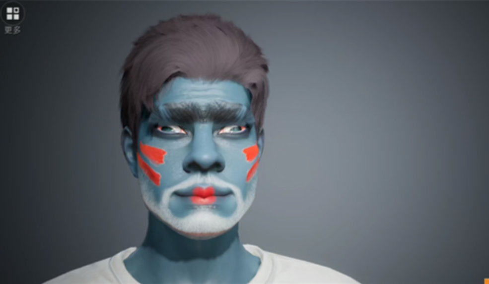 和平精英蓝色妖姬捏脸代码是什么-蓝色妖姬捏脸数据代码