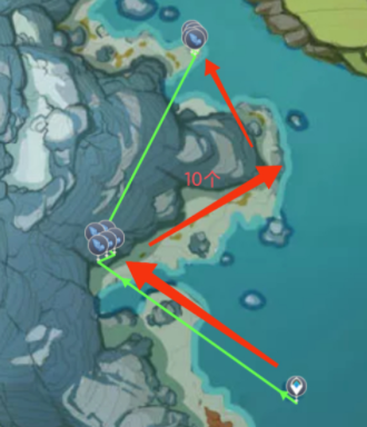 原神星银矿石采集路线图-星银矿石采集分布图 原神星银矿石采集路线图