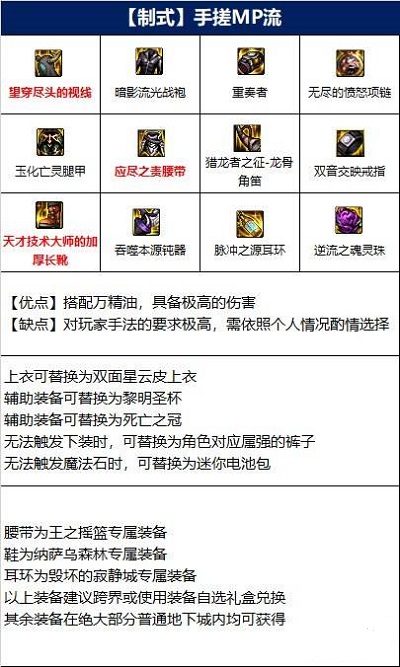 dnf帕拉丁110版本用什么装备