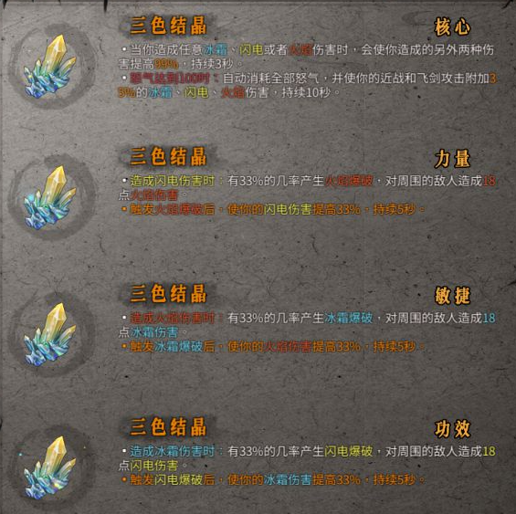 暖雪三色结晶放几号位