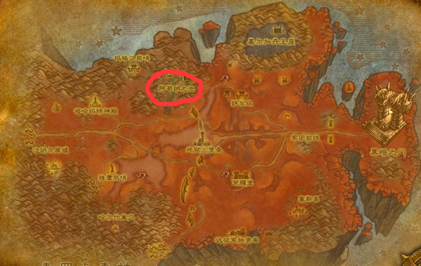 魔兽世界怀旧服阿苟纳之池位置