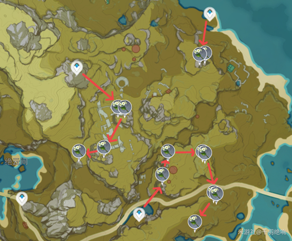 原神清心采集点在哪