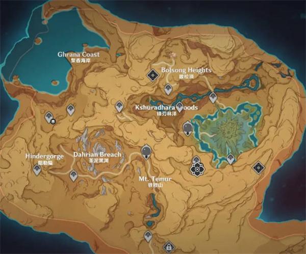 原神3.6新地图传送锚点有哪些