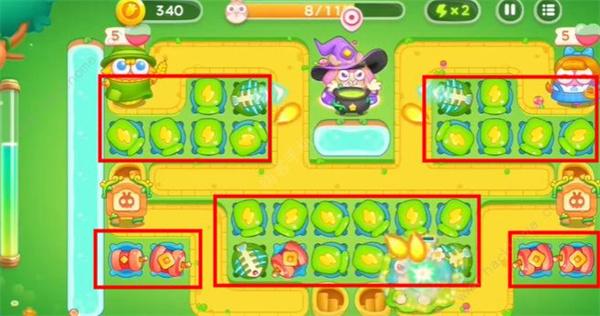 保卫萝卜4绿野奇缘60关怎么过图1