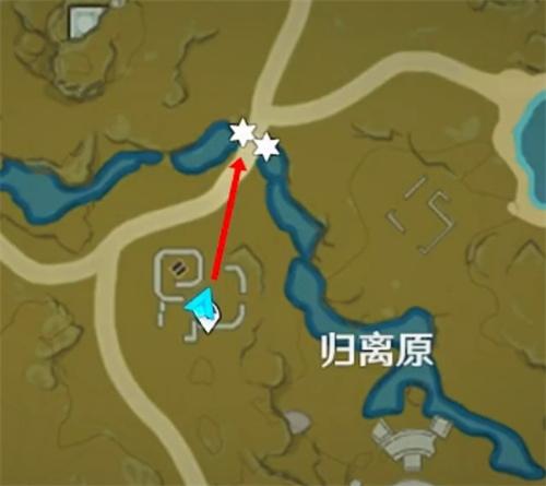 原神馬尾快速采集路線圖