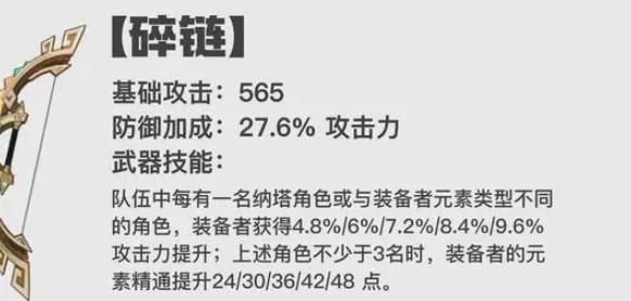 原神5.0纳塔新武器适配角色推荐图6