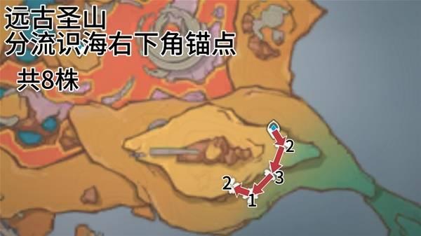 原神全部云岩裂叶采集路线图一览