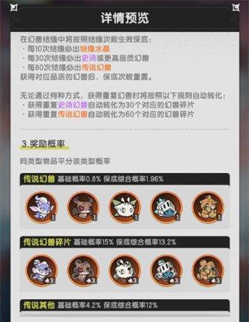 杖剑传说幻兽多少抽保底