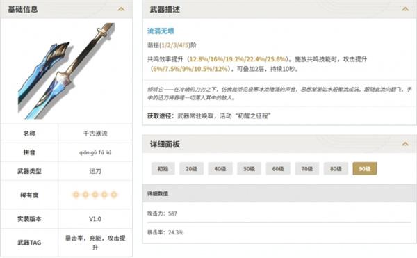 鸣潮卡提希娅武器选什么好
