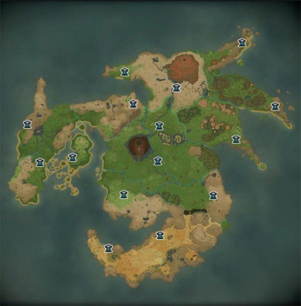 幻想生活i无垠大陆各点位在哪-无垠大陆全地图收集点位一览