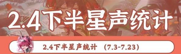 鸣潮2.4下半能获得多少星声