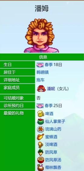 星露谷物语潘姆爱心事件有哪些
