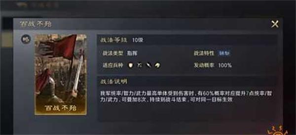 三国谋定天下运筹帷幄战法怎么样