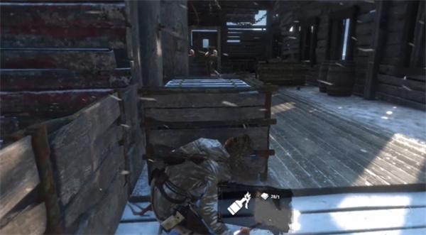 古墓丽影崛起燃烧瓶怎么切换