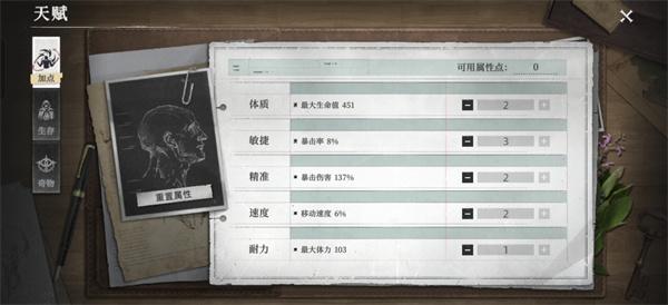 荒原曙光天赋怎么加点 荒原曙光天赋怎么加点